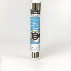 Silhouette Adhesive Vinyl Matte 6 Sheets, 12x12 inches Explore Neutral Shades - Picture 1 of 1