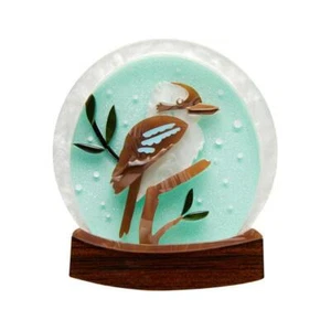 ERSTWILDER BROOCH - SEASONAL MERRIMENT - KOOKABURRA - CARMEN HUI. NIB. - Picture 1 of 3
