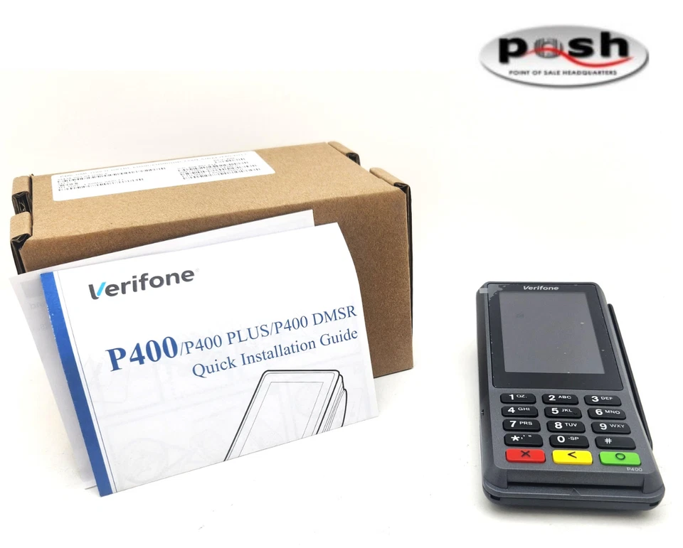 NEW VeriFone P400 Plus Payment Terminal (Pin Pad) PN:M435-003-04-NAB-5 - PG1.3 - Image 1 of 4
