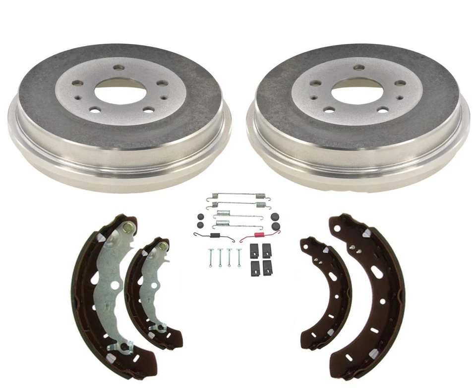 Kit de 4 zapatas de freno tambores traseros para Ford Focus S SE 2012-2018 Foto 1 de 4