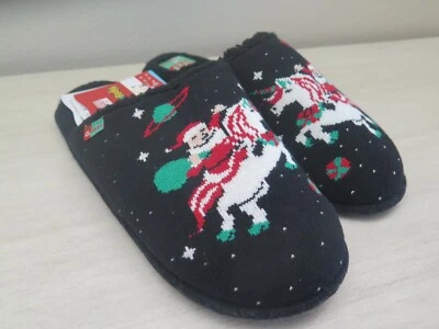 Reef CI2728 Mens Sz 9 Tipsy Elves Slippers Christmas Unicorn - Изображение 1 из 4