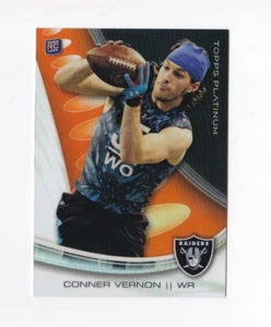 2013 Topps Platinum Orange Refractors #102 Conner Vernon Oakland Raiders Duke - Picture 1 of 2