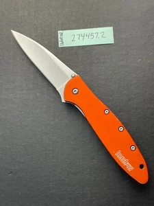 Kershaw 1660OR Ken Onion Leek Assisted Flipper Knife Bead Blast Blade - Picture 1 of 25