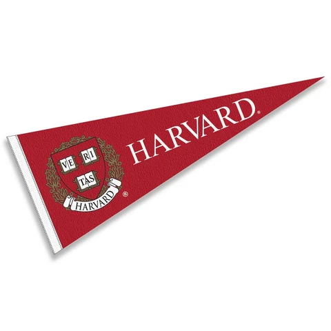 Harvard Crimson Full Size 12 in X 30 in College NCAA Pennant Cover