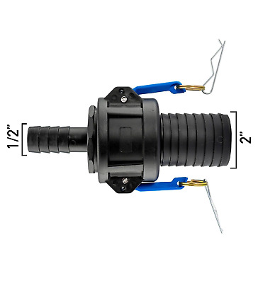 Camlock Layflat Hose   REDUCER  2  To 1  Cam & Groove Connectors Coupling • 14.99£