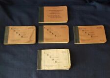Lot de 5 tampons de mémoire de poche "IDEAS" livres ministère américain de l'Agriculture Forest Service