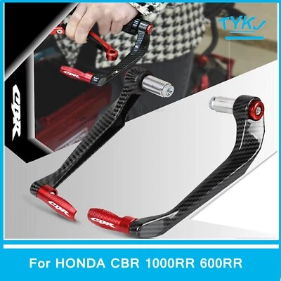 Handlebar Bar End For HONDA CBR 1000RR 600RR Brake Clutch Levers Guard Protector Foto 1 de 4