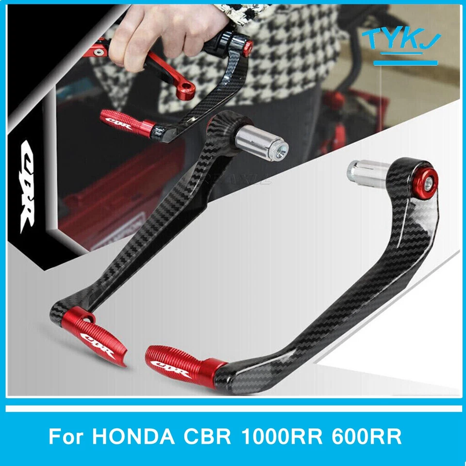 Handlebar Bar End For HONDA CBR 1000RR 600RR Brake Clutch Levers Guard Protector Foto 1 de 4