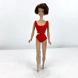 Vintage 1965 Brünette Kurzhaar Bob American Girl Barbie HTF SELTEN! Biegebein - Bild 1 von 19