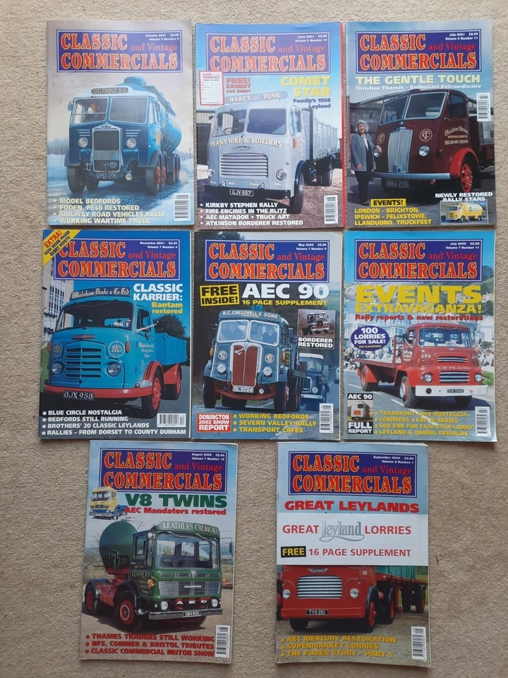 Classic And Vintage Commercials Magazine Various In Good Condition - Image 1 of 1
