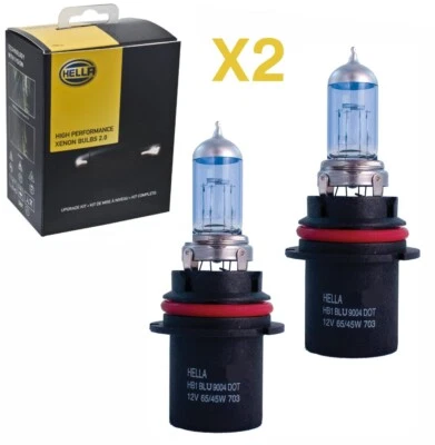 NUEVO X2 9004 HELLA Juego de bombillas de faros para Acura, Buick, Chevrolet, Nissan, Ford Foto 1 de 4