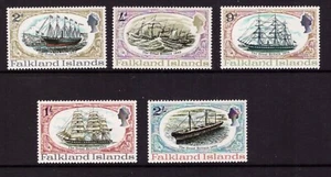 Falkland Islands 1970 Ship S.S. "Great Britain" set mint hinged stamps - Picture 1 of 2