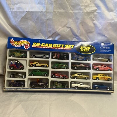Rare 2000 Mattel Hot Wheels Turbo Force 20 Car Gift Pack Set 9 COLLECTORS CHOICE - Image 1 of 4
