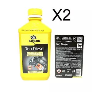 Bardahl Bardhal Top Diesel Additivo Trattamento Pulisci Iniettori Gasolio 2Litri - Imagen 1 de 8