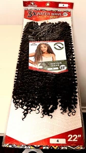 Cabello trenzado ganchillo preestirado Waterwave de 22" - Imagen 1 de 3
