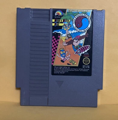 Nintendo Entertainment System Wood & Water Rage Video Game Cartridge - Image 1 of 3