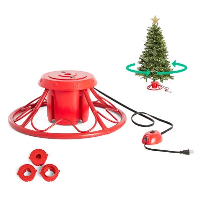 Home Heritage Rotating Stand for Artificial Christmas Trees, Red (For Parts) - Image 1 of 4