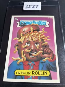 1988 Topps Garbage Pail Kids Card GPK Series 15 OS15 584b Crawlin Rollin NDC NMT - Bild 1 von 3