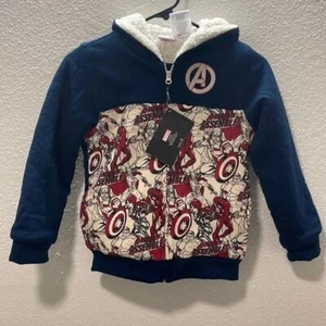 Boys 5 Marvel Avengers plush hoodie - Picture 1 of 1