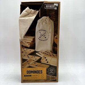 28 teiliges Set große Dominosteine aus Holz - Bild 1 von 4