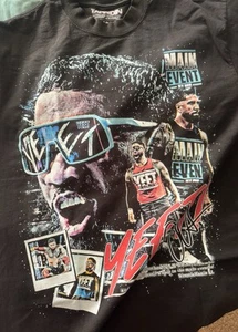 WWE Jey Uso Royal Rumble Winner World Champion Oversized Vintage T-Shirt size L - Picture 1 of 2