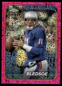 2024 Topps Chrome Drew Bledsoe Magenta Speckle Refractor /399 #122 - Picture 1 of 2