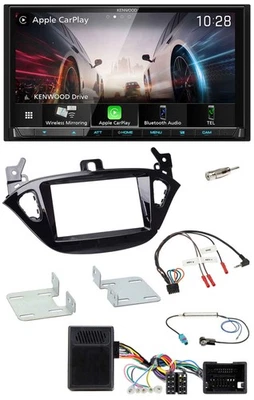 Kenwood Lenkrad 2DIN USB DAB Bluetooth Autoradio für Opel Adam ab 2013 Corsa E - Bild 1 von 4