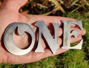 Letters Numbers Metal Sign Word 3" Small Wall Lettering Room Garden Shop Bar Pub - Picture 1 of 37