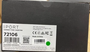 iPort Connect Pro 30W Poe+ Injector 72106 - Picture 1 of 1
