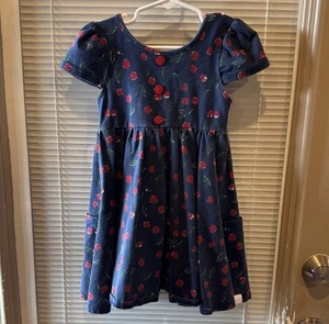 Vestido túnica Sweet Honey Cherry Cherries Happy manga gorra 4T - Imagen 1 de 3
