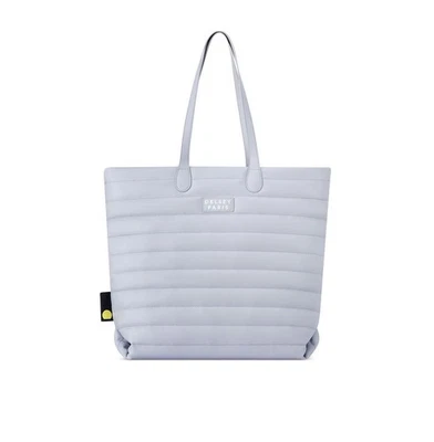 DELSEY PARIS CRUISE 3.0 TRAVEL TOTE BAG VEGAN LEATHER DBL HANDLES COLOR PLATINUM - Image 1 of 4