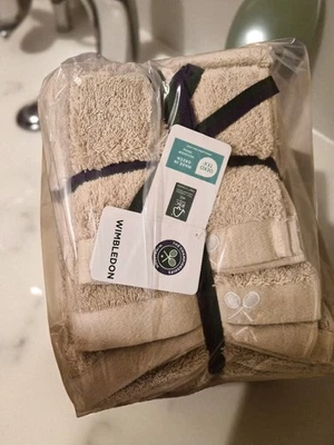 Wimbledon x Christy Set of 6 Egyptian Cotton Towels - Image 1 of 4