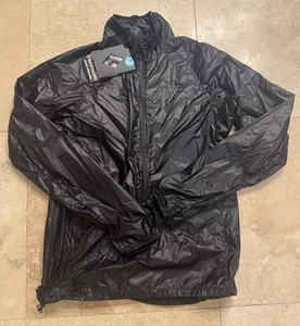 Black Diamond Men’s Deploy Wind Shell 3/4 Zip Jacket Black DWR Size Small - NEW - Picture 1 of 4