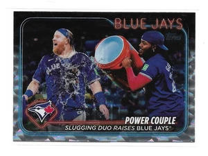 2024 Topps Update - Guerrero Jr., Turner #US63 Silver Crackle Foilboard - Picture 1 of 2