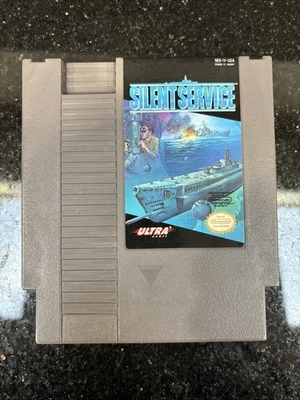 Silent Service (Nintendo NES, 1989) Authentic Pins Cleaned TESTED FREE SHIPPING - Image 1 of 4