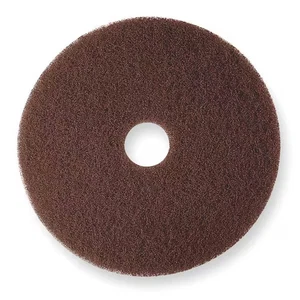 3m Stripping Pad, Stripping, Brown, 20 in Dia, Polyester, 5 PK 7100 3m 7100 17" - Picture 1 of 1