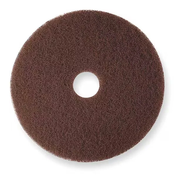 3m Stripping Pad, Stripping, Brown, 20 in Dia, Polyester, 5 PK 7100 3m 7100 17" - Image 1 of 1