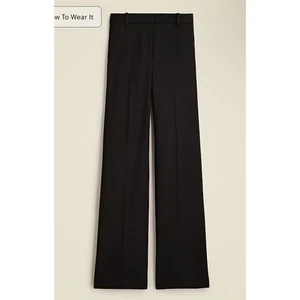 J. Pantalón Crew Pierna Ancha Cuatro Temporadas Elástico Negro Talla 18 - Imagen 1 de 4