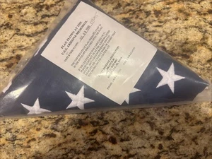 American Flag Flown At U.S.S. Arizona Memorial Pearl Harbor July 8, 1998 W/ COA - Picture 1 of 4