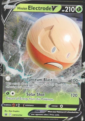 Hisuian Electrode V SWSH294 SWSH: Sword & Shield Promo Cards Holo - Image 1 of 2