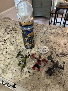 Mega Bloks Mag Warriors DRACHNID & CRYMSON Target Exclusive 3 pack Bonus Figure - Picture 1 of 11