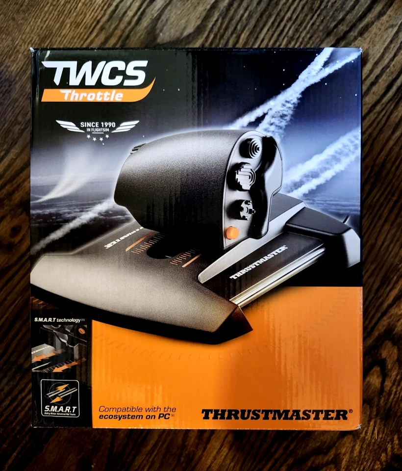 NEW - Thrustmaster 2960754 TWCS Throttle Weapon Control System - Black - Image 1 of 4