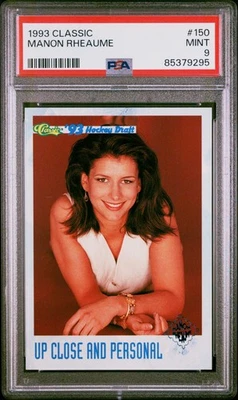 Hockey 1993 Classic #150 Manon Rheaume PSA 9 population 4 - Image 1 of 2