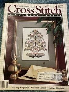 Cross Stitch & Country Crafts May/June 88 Samplers Wedding Strawberries - Picture 1 of 2