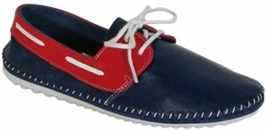 Mocasines AEROBICS ZEN DOCK NAPPA AZUL MARINO/ROJO - Imagen 1 de 12