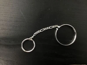 Llavero moneda dólar de plata esterlina hágalo usted mismo 1 oz (sin tornillo) - Imagen 1 de 3