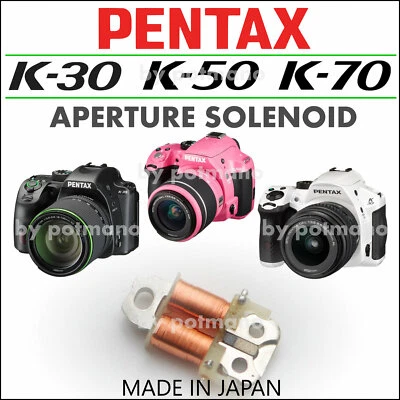 Pentax K-30 K-50 K-70 K-S1/S2 K-500 Genuine White Solenoid Part - Japan - - image 1 of 3