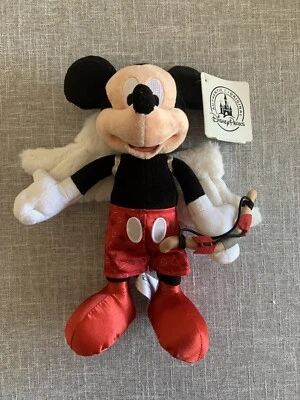 NWT Disney World Parks Mickey Mouse Cupid Valentines Day Bow and Arrow Plush - Image 1 of 4