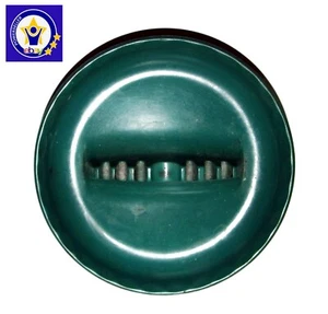 Cenicero vintage GES-LINE, 7" verde melamina #341 hecho en EE. UU. alrededor de la década de 1960 - Imagen 1 de 5