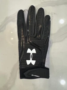 Under Armour Men's Swarm NFL Football Gloves Black and Gray Size 3XL MSRP $44.99 - Picture 1 of 3